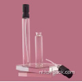 Pocket cosmetische mini -ronde plastic glazen parfumfles